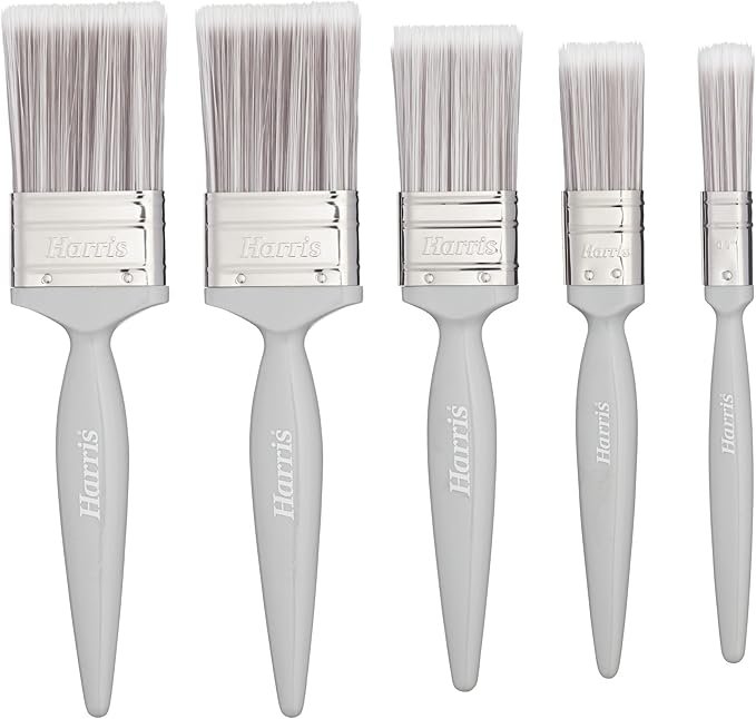 Harris Essentials Walls & Ceilings Paint Brush Set | Pack of 5 | 0.5", 1", 1.5", 2" 7 Harris Essentials Walls & Ceilings Paint Brush Set | Pack of 5 | 0.5″, 1″, 1.5″, 2″