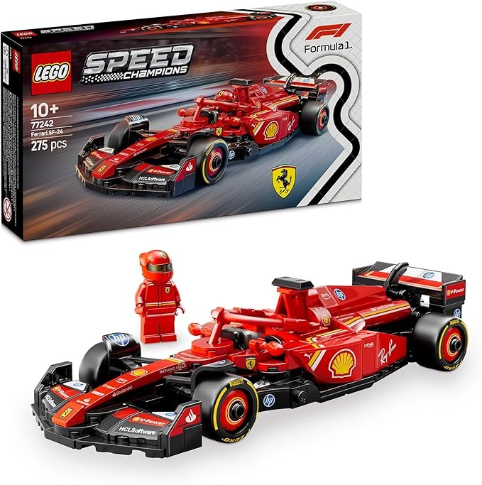 LEGO Speed Champions Ferrari SF-24 F1 Race Car Toy 1 LEGO Speed Champions Ferrari SF-24 F1 Race Car Toy